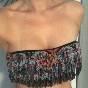 Fringe L*space Aztec top